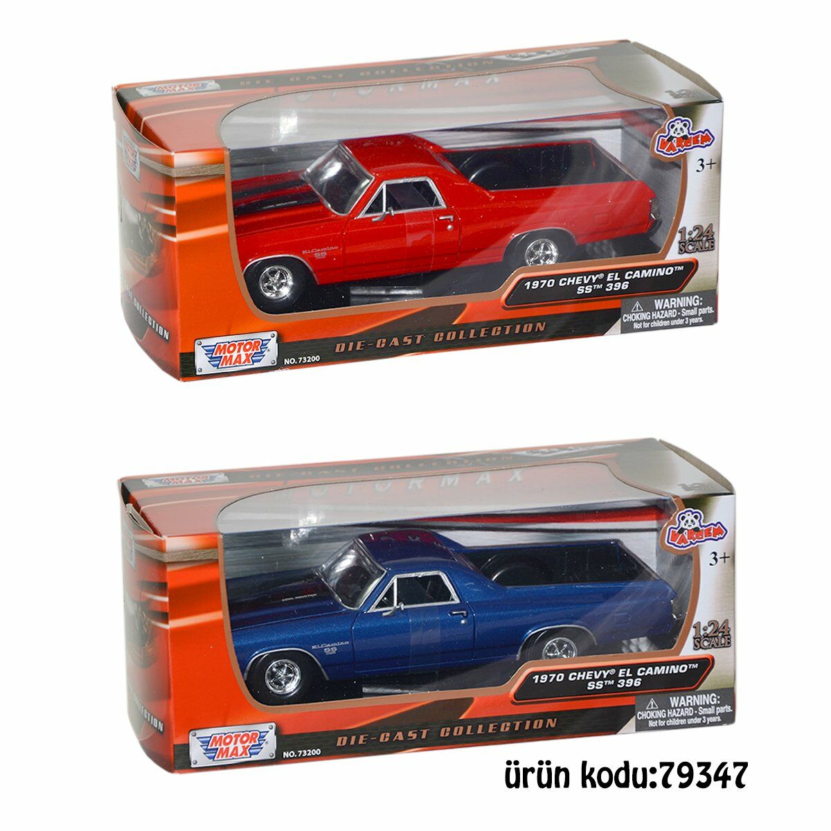 MM-79347AC 1:24 Model Araba Çeşitleri -Vardem
