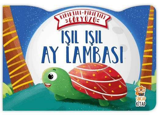 Kıpırtılı Pırıltılı Gökyüzü Işıl Işıl Ay Lambası