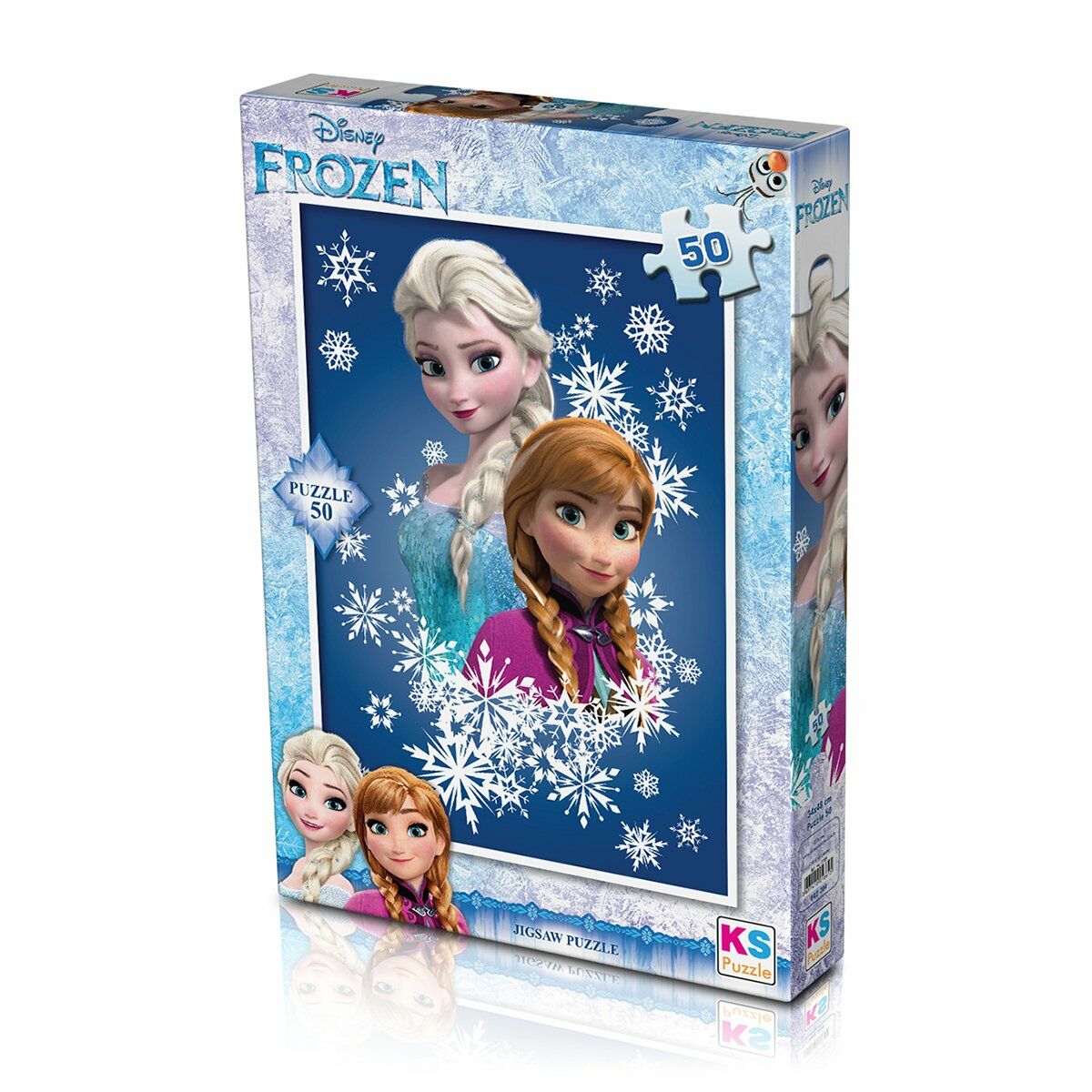 FRZ709 Frozen 50 Parça Çocuk Puzzle -KS Puzzle