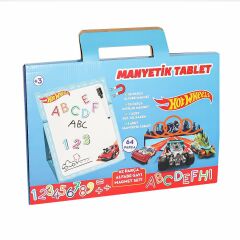 2236 HOT WHEELS MANYETİK TABLET 62 PARÇA MANYETİKLİ