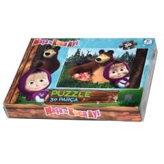 MS7574 Laço Kids Maşa ile Koca Ayı 30 Parça Puzzle