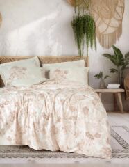 Cotton Box Dual Çift Kişilik Nevresim Takımı Vestige Bej