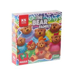 PRS 32706 The Panda Family Pre School Puzzle -KS Puzzle