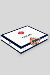 Cotton Box Folk Art Çift Kişilik Nevresim Takımı Erna Petrol