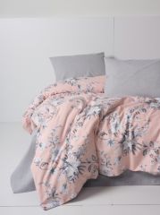 Cotton Box Flanel Nevresim Takımı Çift Kişilik Petit Pudra