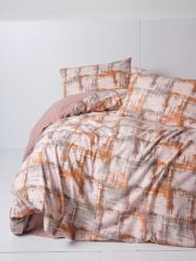 Cotton Box Flanel Nevresim Takımı Çift Kişilik Rina Kiremit