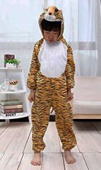 Çocuk Kaplan Kostumu - Aslan Kostümü 2-3 Yaş 80 cm