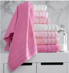 Hobby Rainbow 70X140 4´lü Havlu Seti Pembe