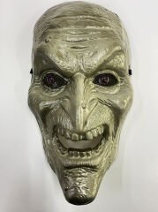 Gerçekçi Görünüm Lüks İnsan Suratı Cadı Suratı Korku Maskesi 26X16 cm