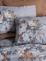 Cotton Box Tek Kişilik Nevresim Takımı Lenora Kahve 8680108071779