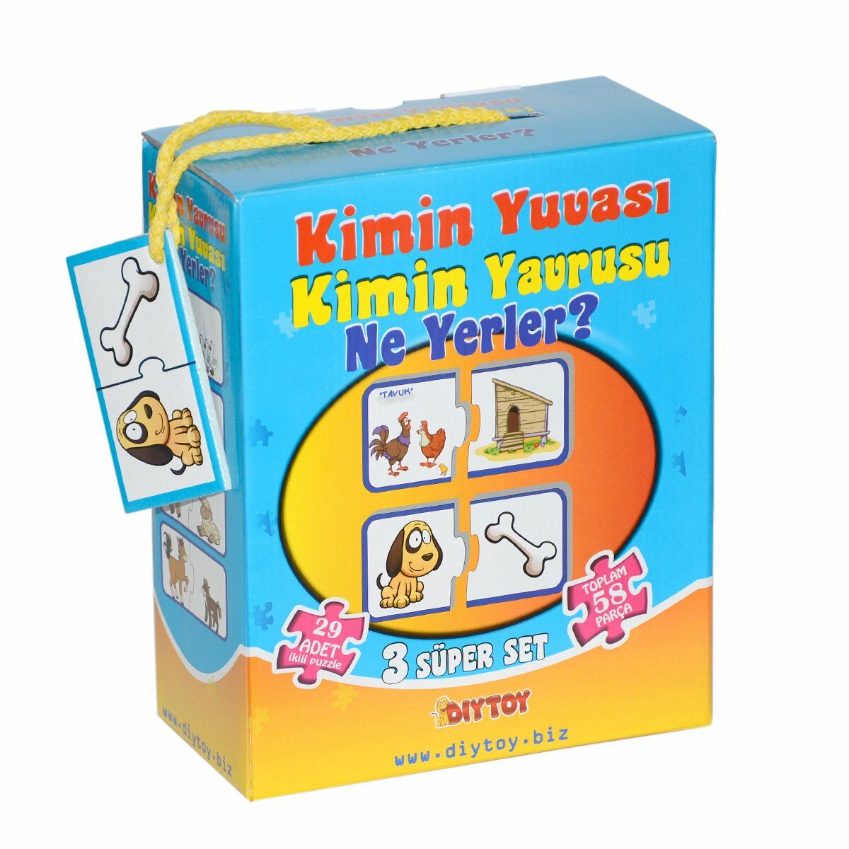 8513 2 Lİ KİMİN YUVASI KUTULU