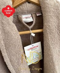 Cotton Box Tek Bornoz Bej