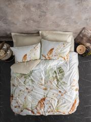 Cotton Box Çift Kişilik Saten Nevresim Takımı Luster Bej