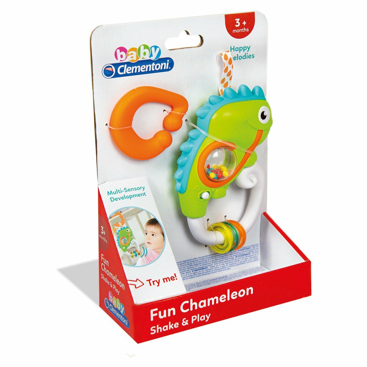 17332 Baby Clementoni - İnteraktif Bukalemun Oyuncak +6 ay