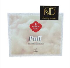 Cotton Box Puff Nakışlı Ranforce Çift Kişilik Nevresim Takımı Elio Bakır Siyah