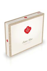 Cotton Box Çift Kişilik Saten Nevresim Takımı Jadira Bej