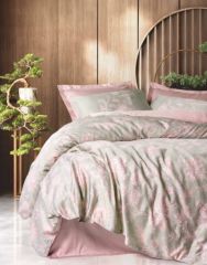 Cotton Box Betula Pudra Saten Nevresim Takımı Çift Kişilik