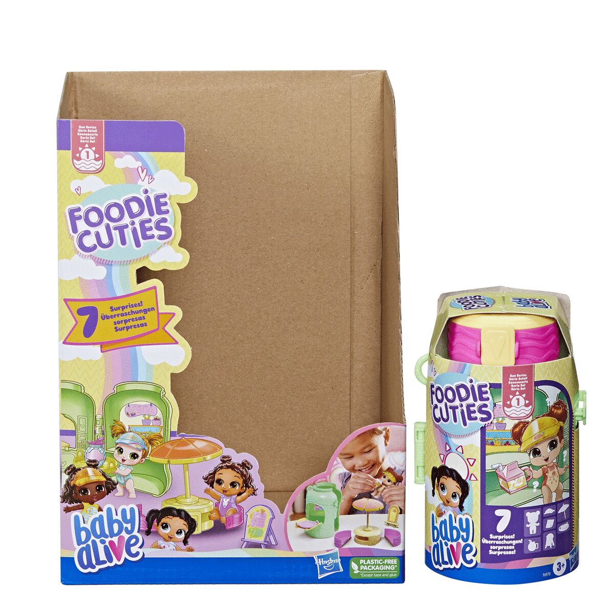 F6970 Baby Alive, Foodie Cuties Sürpriz Matara +3 yaş