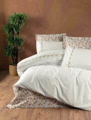 Cotton Box Majestic Seri Çift Kişilik Nevresim Takımı Polite Tarçın