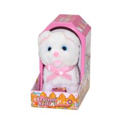 47191 SUN-RST-PFF-Peluş Sevimli Kedi Lottıe Hareketli/Sesli Byz