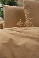 Cotton Box Neat Poplin Çift Kişilik Nevresim Takımı Bej Krem