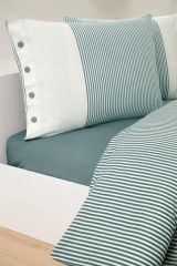 Özdilek Çift Kişilik Ranforce Nevresim Takımı Natural Line Mavi