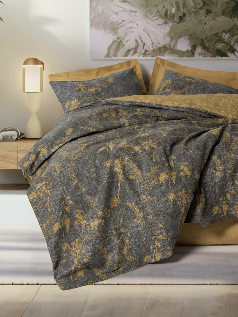 Cotton Box Dual Çift Kişilik Nevresim Takımı Yadawa Hardal 8680108078440
