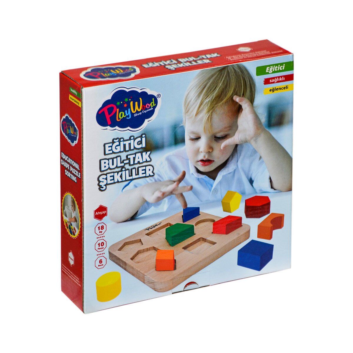 ONY-389 Ahşap Eğitici Bultak Şekiller PlayWood