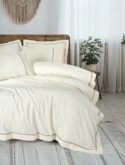 Cotton Box Çift Kişilik Nevresim Takımı Inborn Banded Kahve 8680108076989
