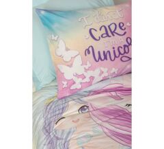 Cotton Box Genç Ranforce Nevresim Takımı Tek Kişilik Sirena Mint