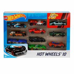 54886 Hot Wheels 10'lu Araba Seti - Karışık Asorti