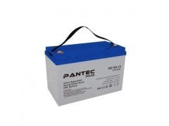 Pantec 100 Amper Jel Akü DE 12-100 Serisi % 50 1300 Cycle