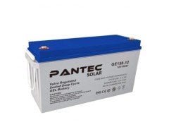 Pantec 150 Amper Jel Akü DE 12-100 Serisi % 50 1300 Cycle