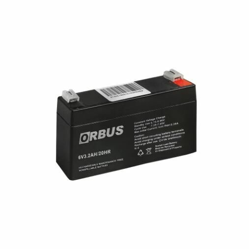 ORBUS / 6V 3.2 AH KURU AKÜ