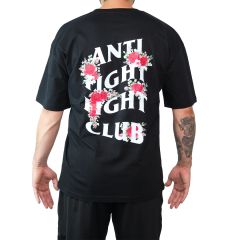 Anti Fight Fight Club Black Rose T-shirt Oversize