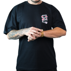 Anti Fight Fight Club Black Rose T-shirt Oversize