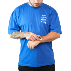 Anti Fight Fight Club Sax Blue Oversize T-shirt