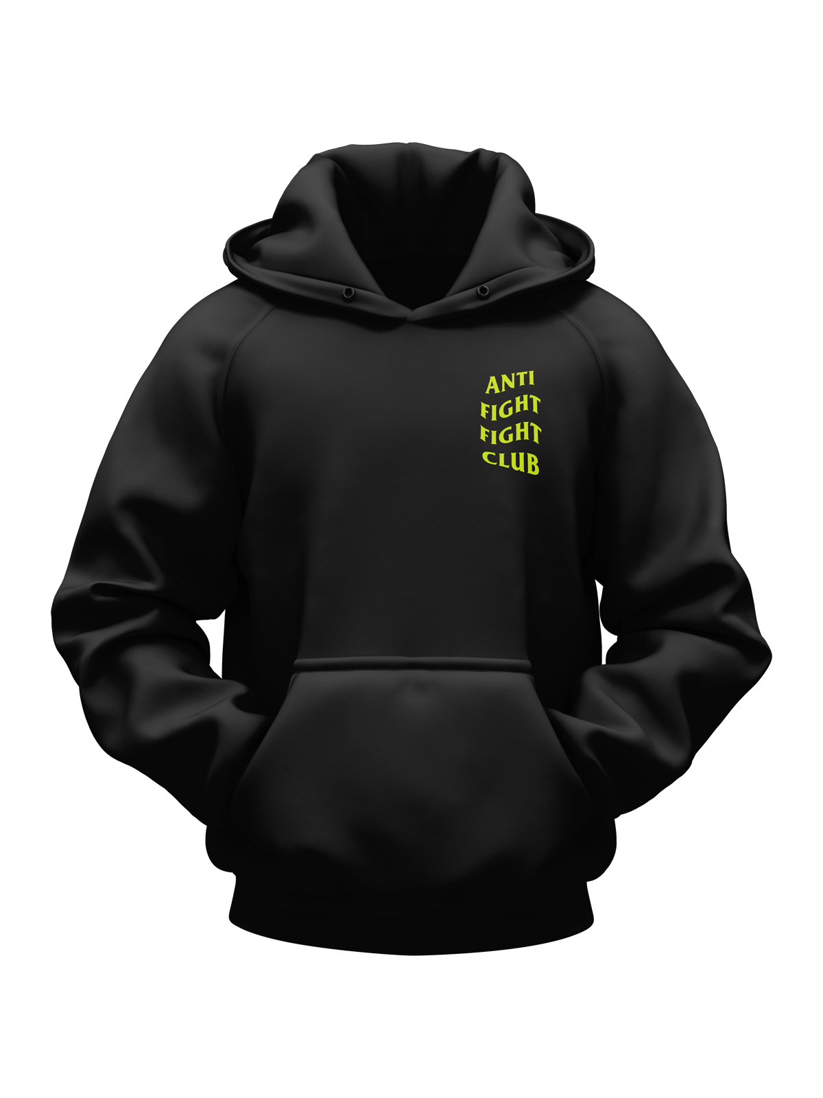 AntiFight Neon Hoodie kapüşonlu sweatshirt