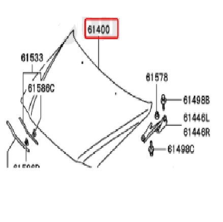 L200 MOTOR KAPUTU MITSUBISHI 99-