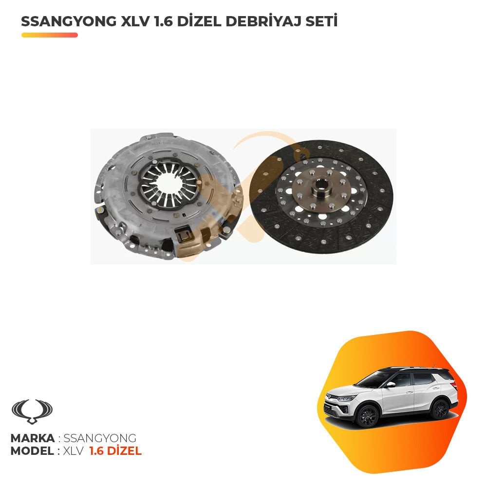 Ssangyong XLV 1.6 Dizel Debriyaj Seti