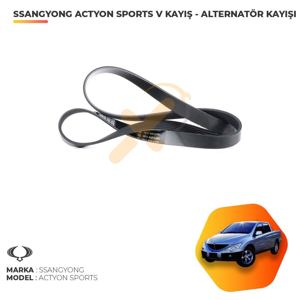 Ssangyong Actyon Sports Kanallı V Kayışı