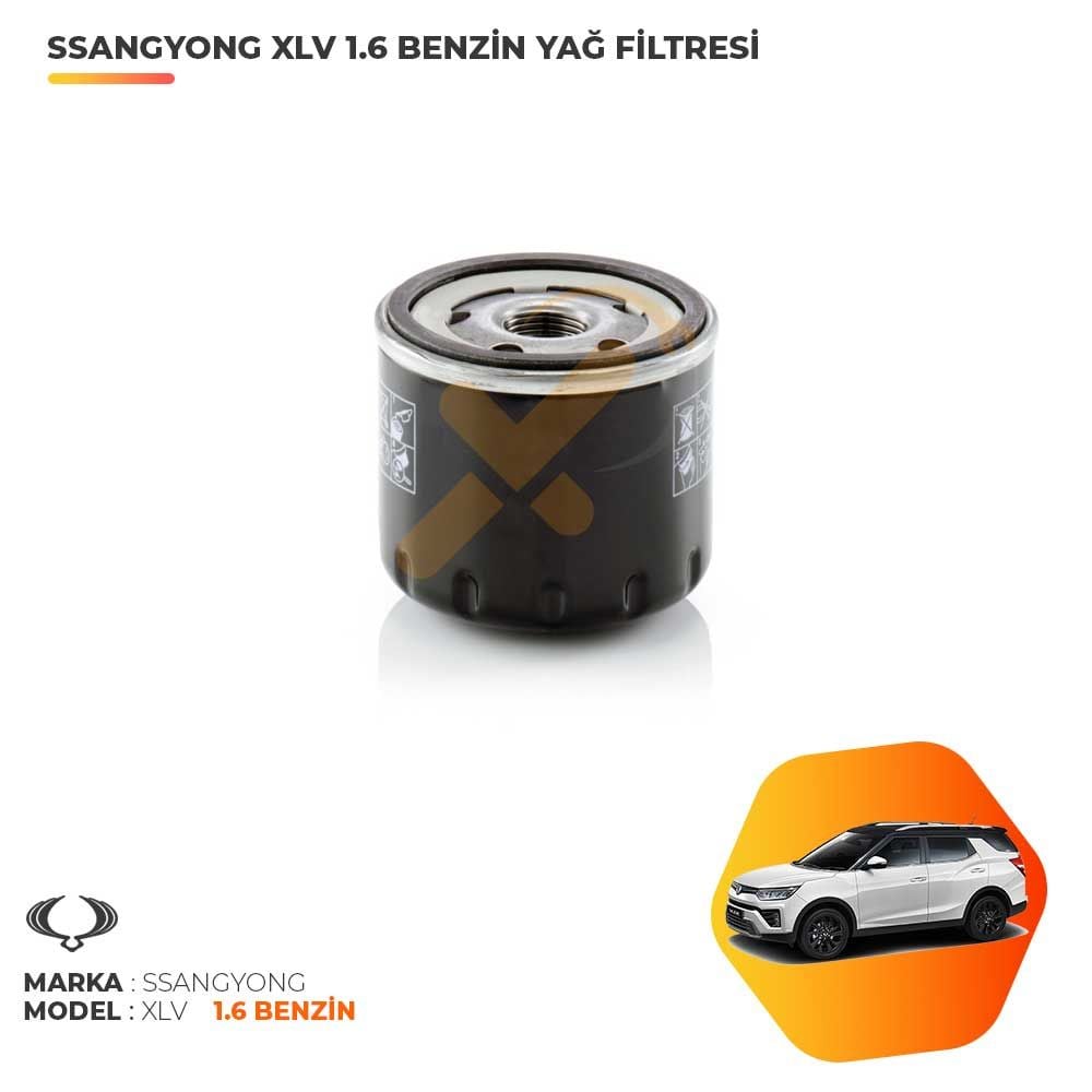 Ssangyong XLV 1.6 Benzinli Yağ Filtresi