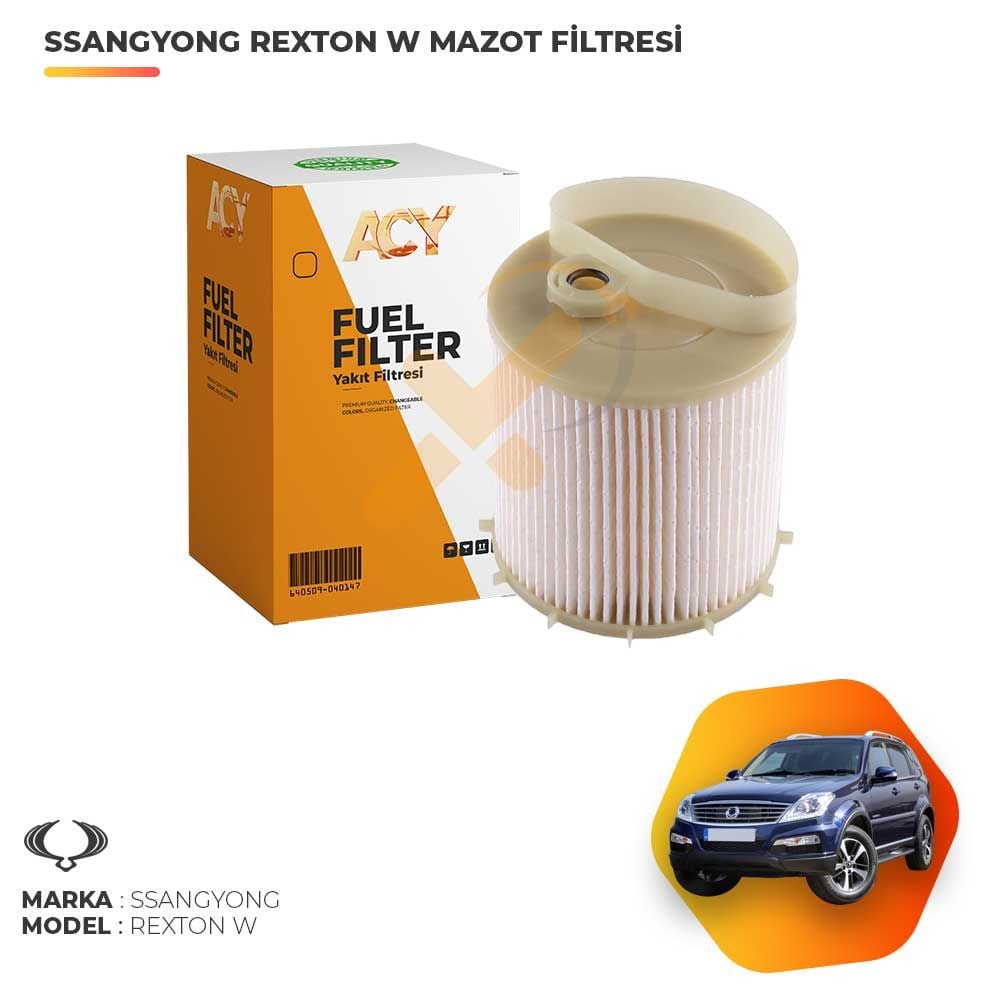 Ssangyong Rexton W 2.0 XDI Mazot Filtresi