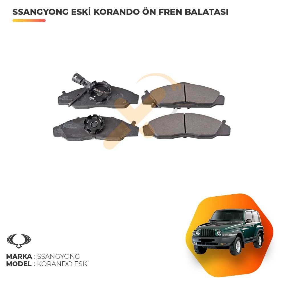 Ssangyong Eski Korando Ön Fren Balatası