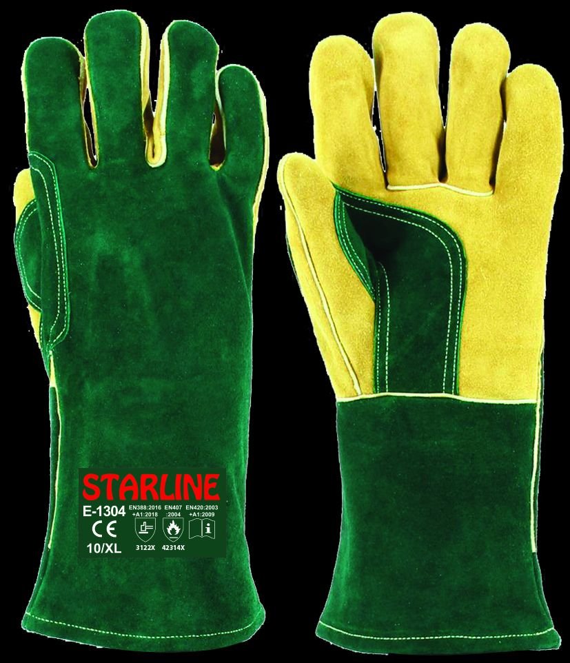 Starline E-1304 Yarma Deri Takviyeli Eldiven 10/XL