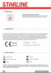 Starline G-032A-C Şeffaf Darbeye Karşı Dirençli ve Buğulanmaz Koruyucu Gözlük