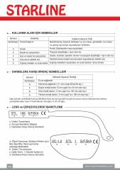 Starline G-038A-C Şeffaf Darbeye Karşı Dirençli ve Buğulanmaz Koruyucu Gözlük