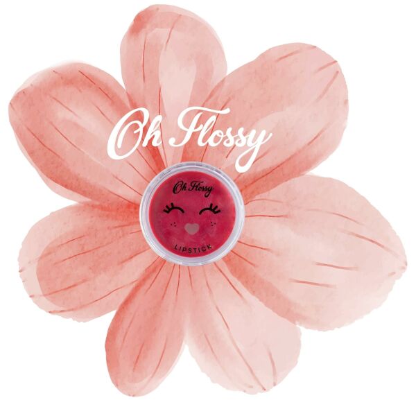 Oh Flossy Çocuk Renkli Doğal Ruj / Flower