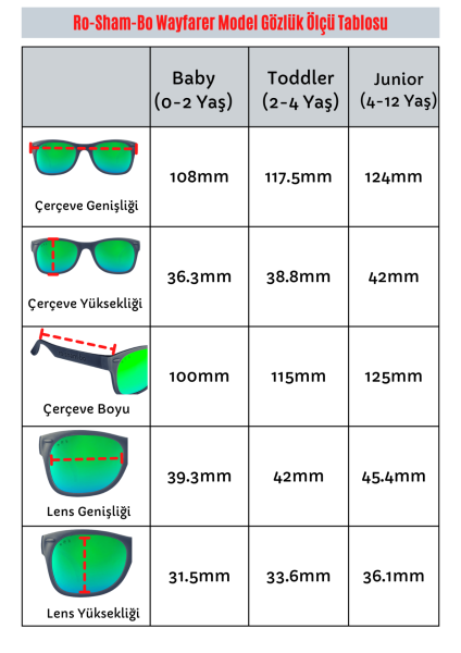 Roshambo Eyewear Goonies / Mavi Lens Yetişkin Güneş Gözlüğü / W