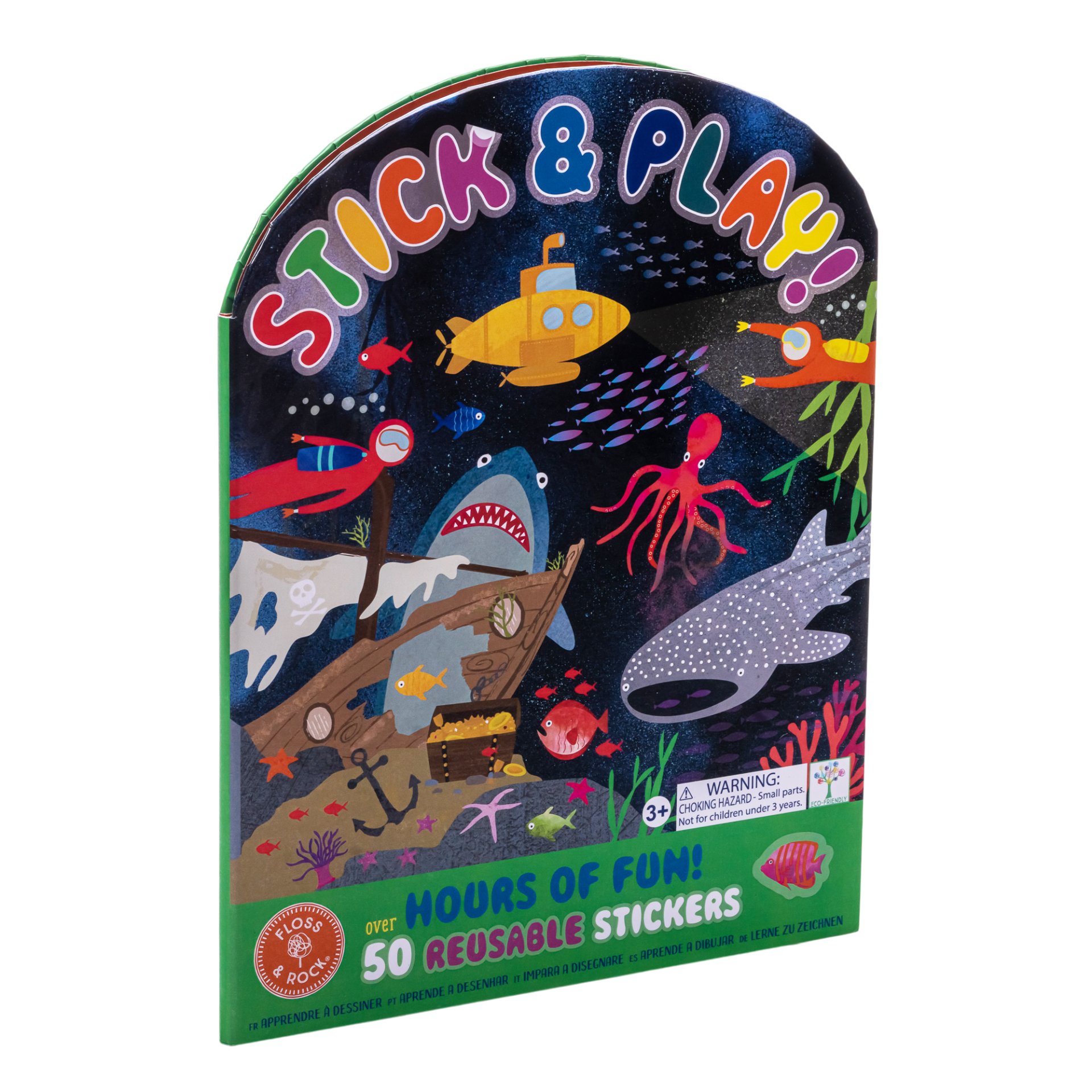 FLOSS & ROCK Tak Çıkart Sticker Oyun Sahnesi / Deep Sea *YENİ*